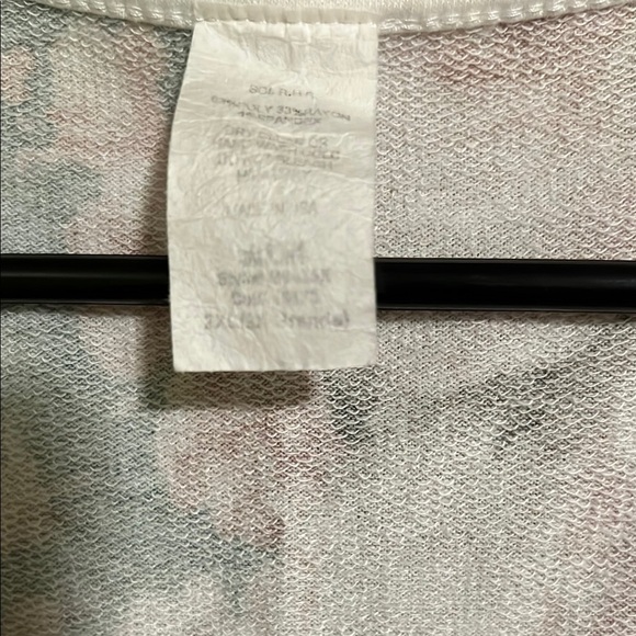 Floral and Tie-Dye Women's Top - Picture 2 of 3